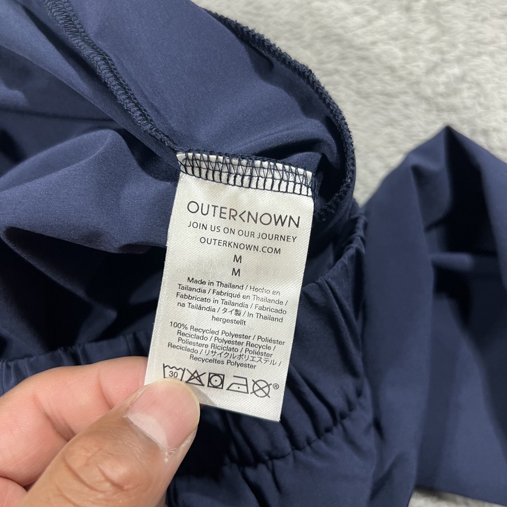 Outerknown Performance Pants Womens Medium Blue Athletic Zipper Pockets Pull On - Picture 7 of 11